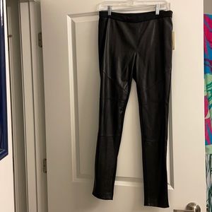 Michael Kors Faux Leather Front/ Cotton Back Sz 8